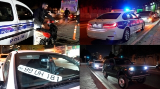 Polis küçədə səs-küy yaradanlara qarşı tədbirlərə başladı; 70 nəfər... - VİDEO 