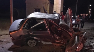 Dörd avtomobilin iştirakı ilə ağır yol qəzası;  5 ölü, 5 yaralı - ANBAAN VİDEO 