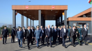 Azərbaycan-İran sərhədində avtomobil körpüsünün və modul tipli buraxılış məntəqəsinin açılışı oldu  - FOTO