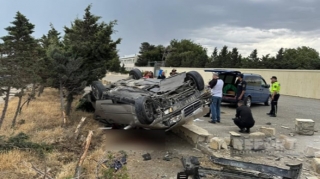 В Сумгайыте ребенок погиб в ДТП - ФОТО