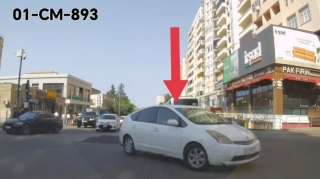 В Хырдалане водитель поспешил и нарушил правила на 100 манатов - ВИДЕО 