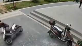 3D formatında tikilmiş pilləkən motosiklet sürücülərini belə çaşdırdı  - VİDEO