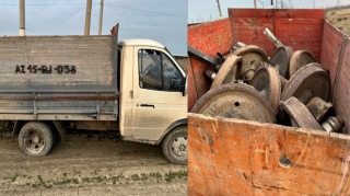 Ələtdə dəmir yolu stansiyasından oğurluq edilib - Polis əməliyyat keçirdi - VİDEO-FOTO   