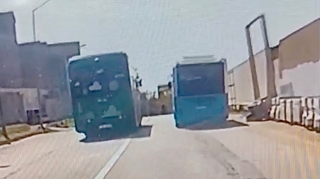 Sərnişin dolu avtobusla əks yola çıxan sürücü – 90-JQ-147   - VİDEO