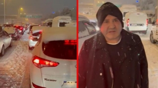 Məşhur aktyor qara görə köməksiz vəziyyətdə qaldı: "21 saatdır yoldayıq" - FOTO 