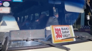 Saray qəsəbəsində avtobus problemi yaşanır  - VİDEO