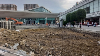 "Cəfər Cabbarlı"  stansiyasında yağıntının kənarlaşdırılması üçün drenaj sistemi qurulur