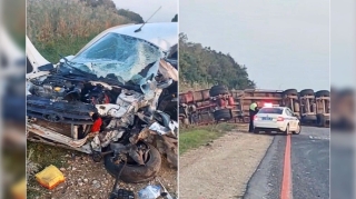 Yuxulu sürücü “TIR”ı aşırıb, öz ölümünə səbəb oldu   - VİDEO