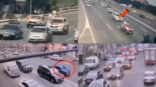 Дорожная полиция Азербайджана обратилась к участникам свадебных кортежей - ВИДЕО