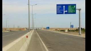 Bakı-Quba yolunun tikintisi sürətlə davam etdirilir