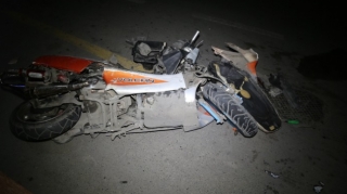 Bakıda motosiklet qəza törədib