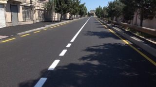 Biləcəri qəsəbəsində mərkəzi küçə təmir edilib  - FOTO