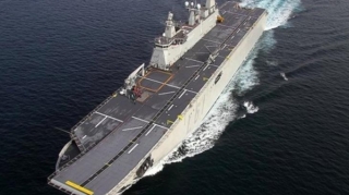 Türkiyənin ən böyük hərbi gəmisinin sınaqları keçirilir 