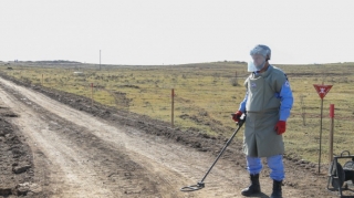 Son bir həftədə azad olunan ərazilərdə aşkarlanan minaların sayı açıqlanıb  - FOTO