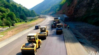 Toğanalı-Kəlbəcər-İstisu yolunun və 5 tunelin inşası davam edir  - FOTO