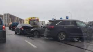 Beş avtomobil toqquşdu - DƏHŞƏTLİ QƏZA   - FOTO