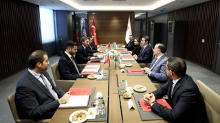 Fahrettin Altun QHT Agentliyinin rəhbərliyi ilə görüşüb - FOTO