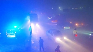 Polis yanğın baş vermiş ərazidə nəzarəti gücləndirdi - Hərəkətdə məhdudiyyət yoxdur - FOTOLAR 