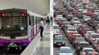 Metro sərnişinlərinin sayı azalıb, avtomobil istifadəçilərinin sayı artıb - 10 AYIN STATİSTİKASI 