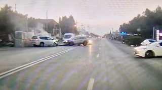 В Баку безответственный водитель спровоцировал серьезное ДТП - ВИДЕО