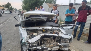 Bərdədə 2 avtomobil toqquşub, ölən və xəsarət alanlar var - FOTO