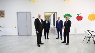 İlham Əliyev Lənkəranda açılış etdi 