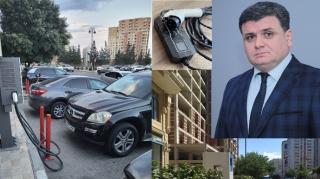 Bakıda elektrik doldurmaq üçün nəzərdə tutulan yerləri başqa sürücülər zəbt edir - FOTOLAR 