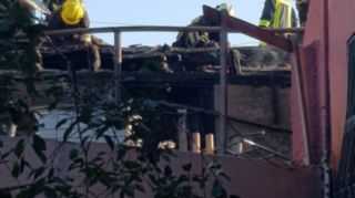  Bakıda iş adamının evində yanğın oldu  - FOTO 