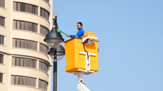 Paytaxtda növbəti təmizlik işləri aparıldı - FOTO