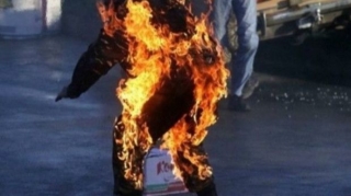 Sabirabadda kişi üstünə benzin tökərək intihara cəhd etdi: DİN səbəbini AÇIQLADI 