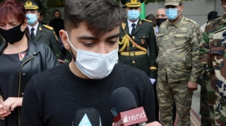 Dayım döyüşlərdə şücaəti ilə seçilib, mən də vətən üçün canımdan keçməyə hazıram - Şəhid Dmitri Solntsevin bacısı oğlu 