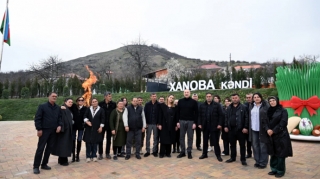 Prezidentin sosial media hesablarında Xanobaya səfəri ilə bağlı paylaşım edilib - VİDEO