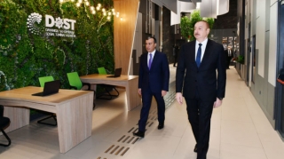 Президент Ильхам Алиев принял участие в открытии Центра DOST №5 - ФОТО