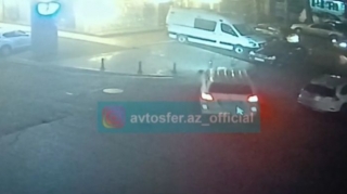 Əyləc əvəzinə qazı basan "Land Cruiser"in aqibəti  - VİDEO