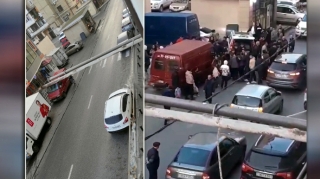 Bakıda azyaşlını maşın vurdu; ərazidə keçid problemi var - FOTO - VİDEO 