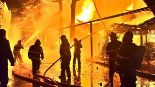 Xırdalandakı “Faxralı”da  güclü yanğın - VİDEO - YENİLƏNİB