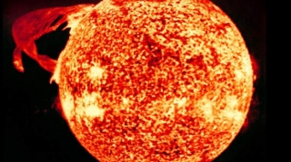 На Солнце произошла сильная вспышка 