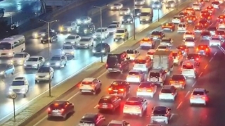 Bakının bu yollarında tıxac var - SİYAHI 