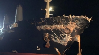 Mərmərə dənizində iki yük gəmisi toqquşub 