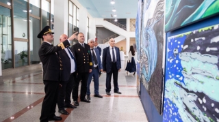 Bakı Dəniz Vağzalında Azərbaycan dənizçilərinin peşə bayramı münasibətilə tədbir keçirilib - FOTO