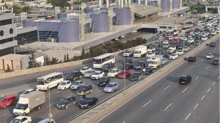 Bakıda 17 istiqamətdə nəqliyyatın sıxlığı yarandı 
