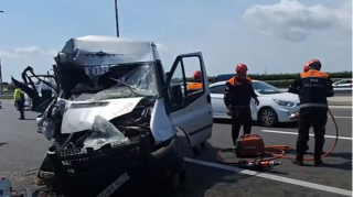 Zuğulbada QƏZA:  Maşında sıxılı qalan 17 yaşlı oğlanı FHN xilas etdi - VİDEO 