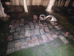 Dəmir yolundan oğurluq edən şəxs saxlanılıb  - FOTO