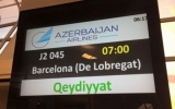 Bakı-Barselona-Bakı marşrutu üzrə ilk birbaşa aviareys