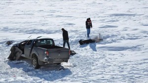 Qəzadan xilas olan mühəndis donaraq öldü 