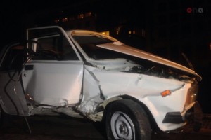 Bakıda ağır yol qəzası: 4 nəfər xəsarət alıb - VİDEO