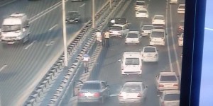 Bakıda yol qəzası baş verib - FOTO