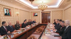 Ramil Usubov türkiyəli həmkarı ilə görüşüb