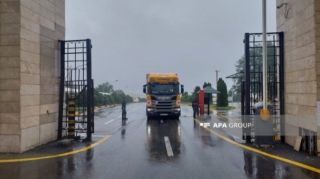 Rusiya ermənilərə ərzaq yardımı göndərdi - Ağdam yolu ilə   - FOTO