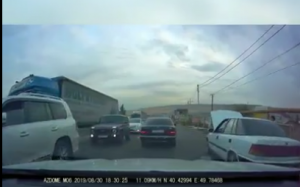 Kütləvi "protiv" gedən sürücülər - VİDEO